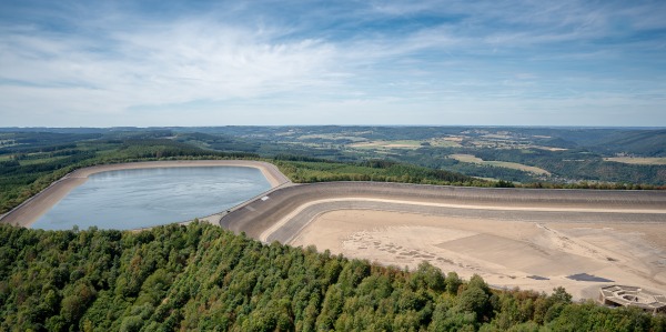 Lacs supérieurs du barrage de Coo  août 2018